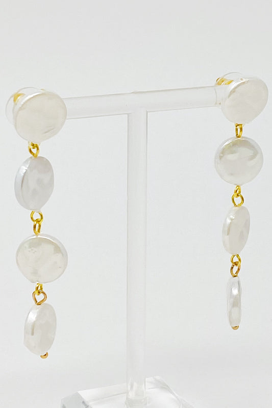 Coastal Allure Shell Drop Earrings