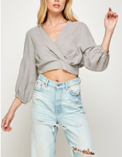 Bamboo Flare Chill Cropped Top
