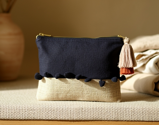 Bohemian Colorblock Pouch