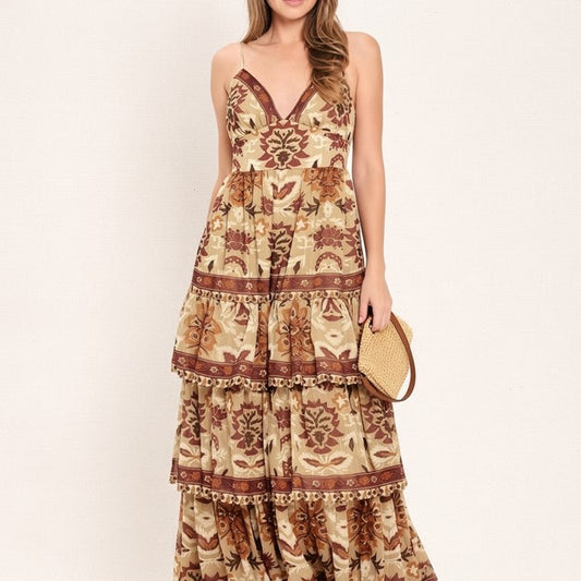 Bohemian West Halter Dress