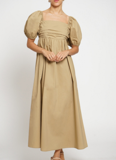 Coastal Sand Statement Dress – Surely Alluring