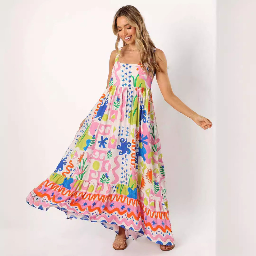 Coastal Sea Flower Dress