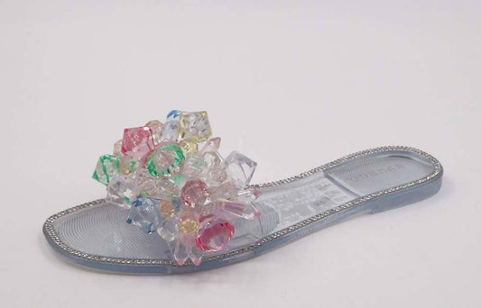 Tropical Crystal Allure Jelly Sandal
