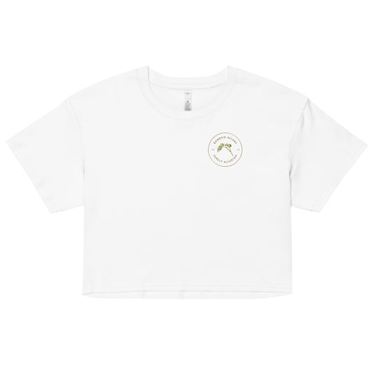 Bamboo Collection Stamped Crop Tee