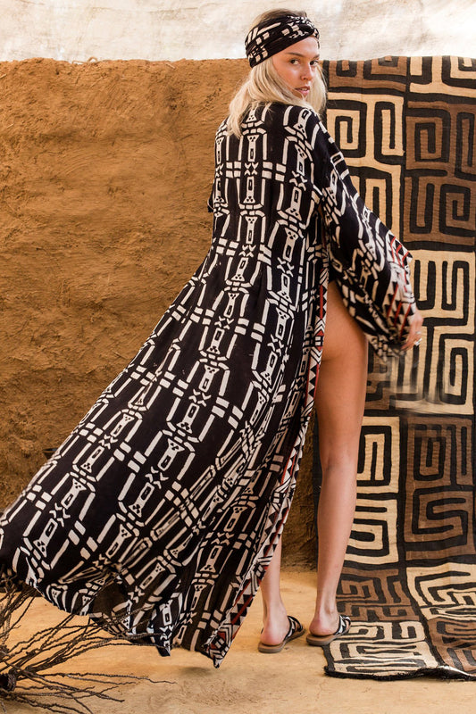 Bohemian Bone Red Cover Up