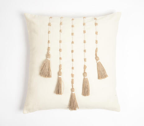Bohemian Dream Tassel Pillow Cover
