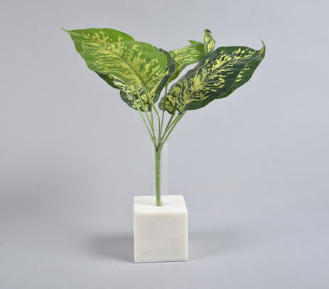 Marble Cream Glass Planter