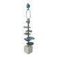 Coastal Allure Blue Stone Marble Lamp