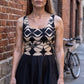 Bamboo Pineapple Swing Dress