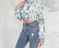 Bohemian Blues Cropped Top