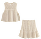 Coastal Sand Skirt Set