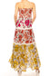 Bohemian Floral Grapefruit Dress