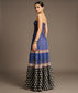Bohemian Sea Jewel Strapless Dress