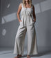 Bohemian Sand Pebble Midi Romper