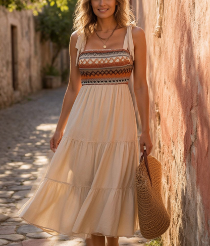 Bohemian Sun Dial Dress