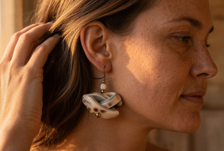Coastal Point Shell Earrings