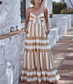 Coastal Sand Khaki Maxi Dress