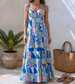 Coastal Wave Maxi Dress