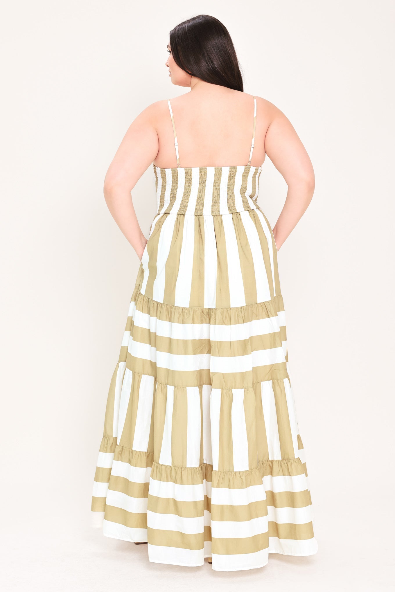 Coastal Sand Khaki Maxi Dress