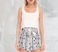 Graffiti Blues Split Top