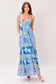 Coastal Wave Maxi Dress