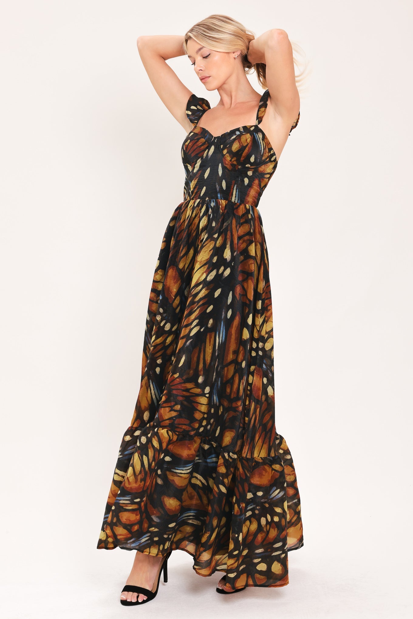 Tropical Allure Butterfly Sundress