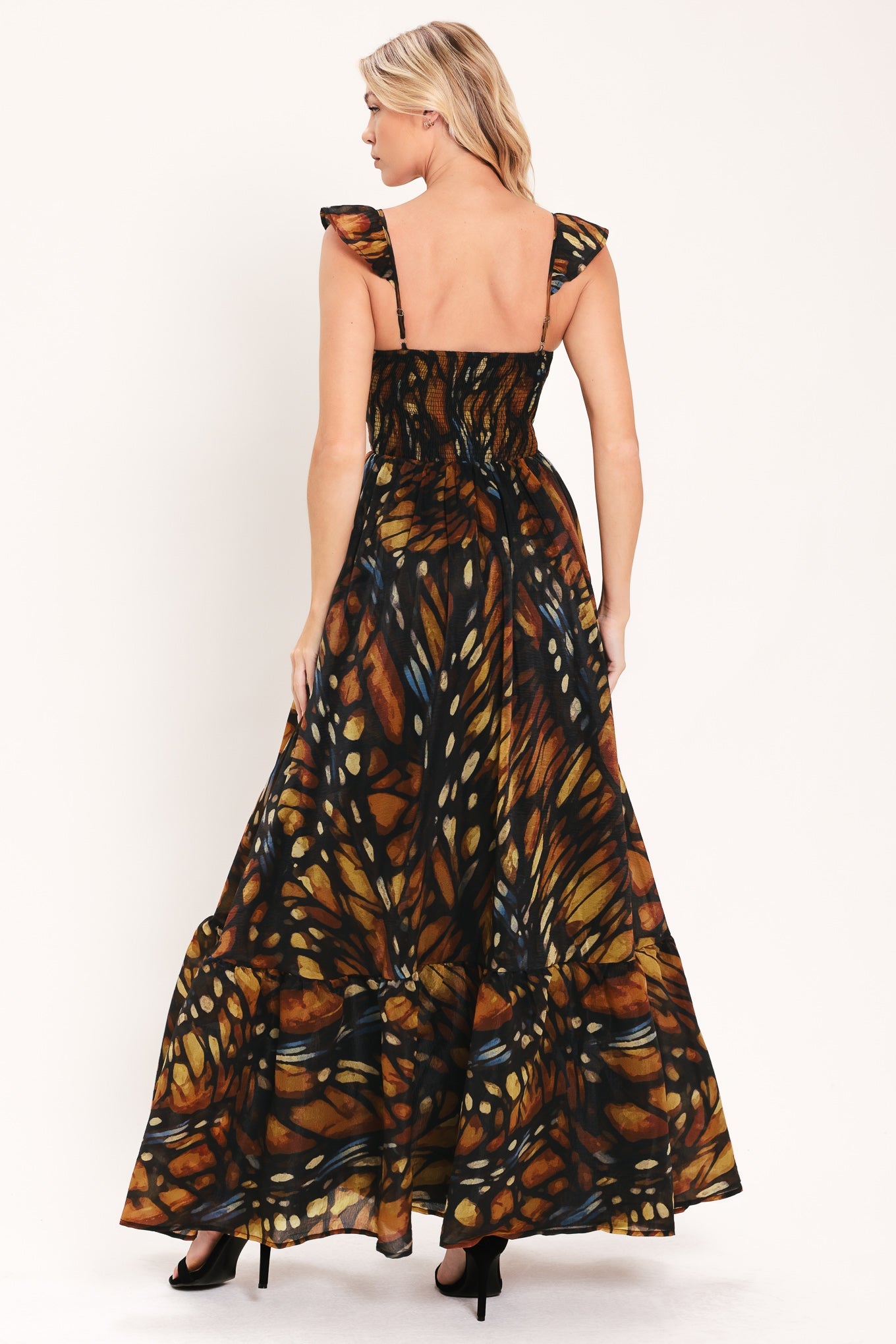 Tropical Allure Butterfly Sundress