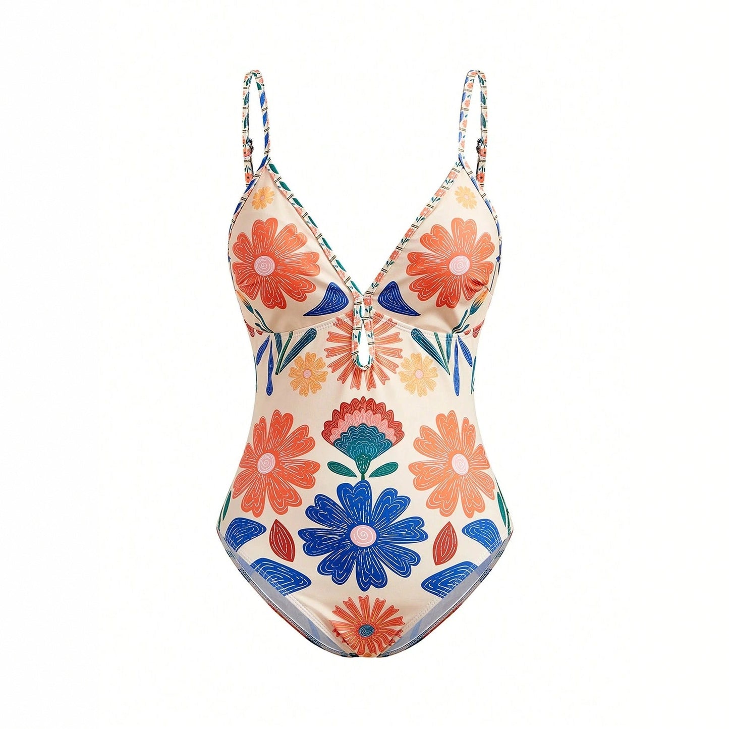 Bohemian Bloom One-Piece Suit & Skirt