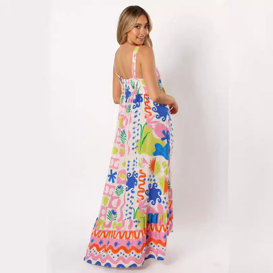Coastal Sea Flower Dress