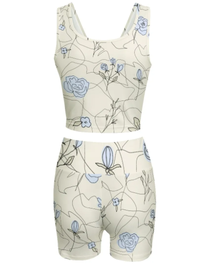 Tropical Baby Bloom Yoga Set