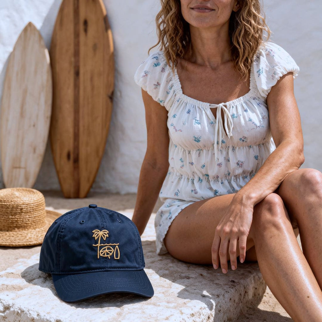 Tropical Beach Club Organic Hat