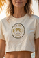 Tropical Palm Classic Cropped Tee