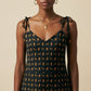 Tropical Tiger Heart Sheath Dress