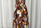 Bohemian Floral Clay Maxi Dress
