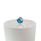 Coastal Allure Blue Stone Marble Lamp