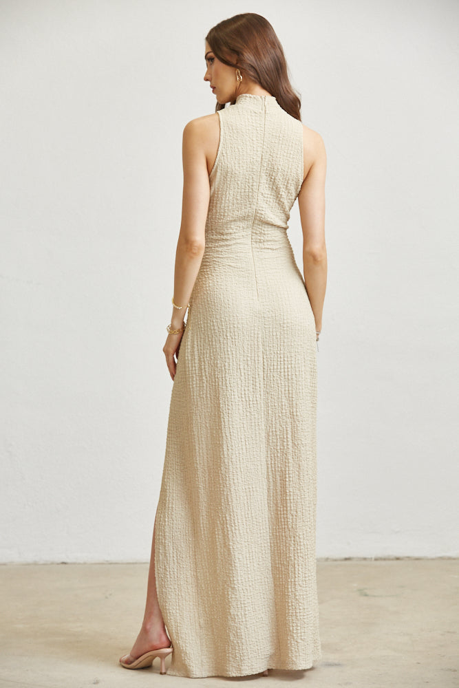 Coastal Sand Tied Dress