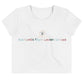 Graffiti Allure SLU Cropped Tee