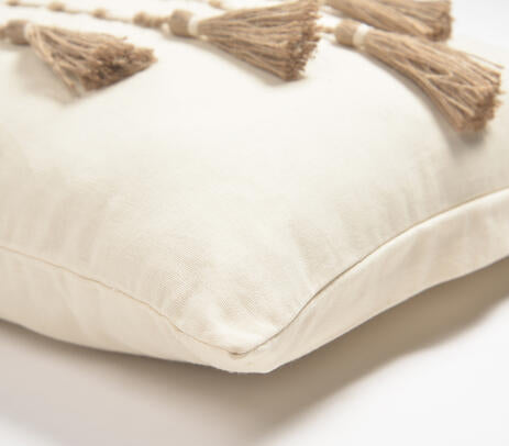 Bohemian Dream Tassel Pillow Cover